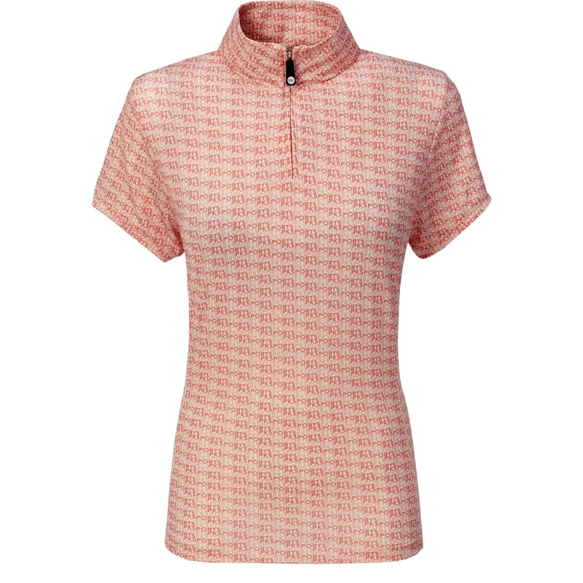 Pk Poloshirt Dakota All Over Fluo Coral 1