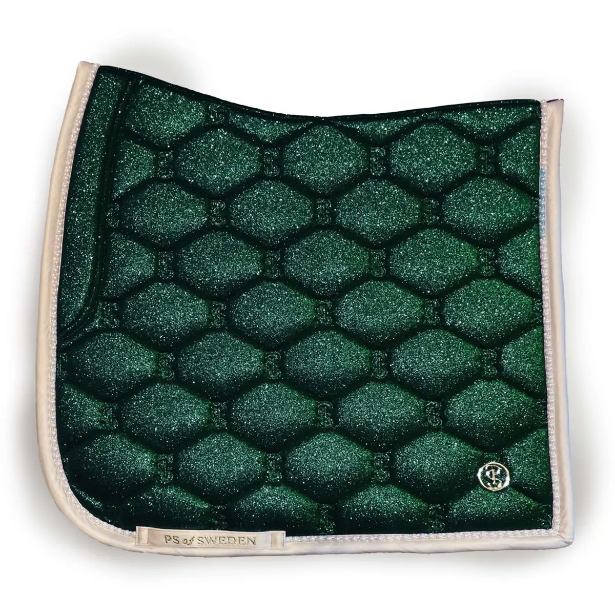 Ps Of Sweden Zadeldekje Stardust Pearl Dressuur Sparkly Emerald 1
