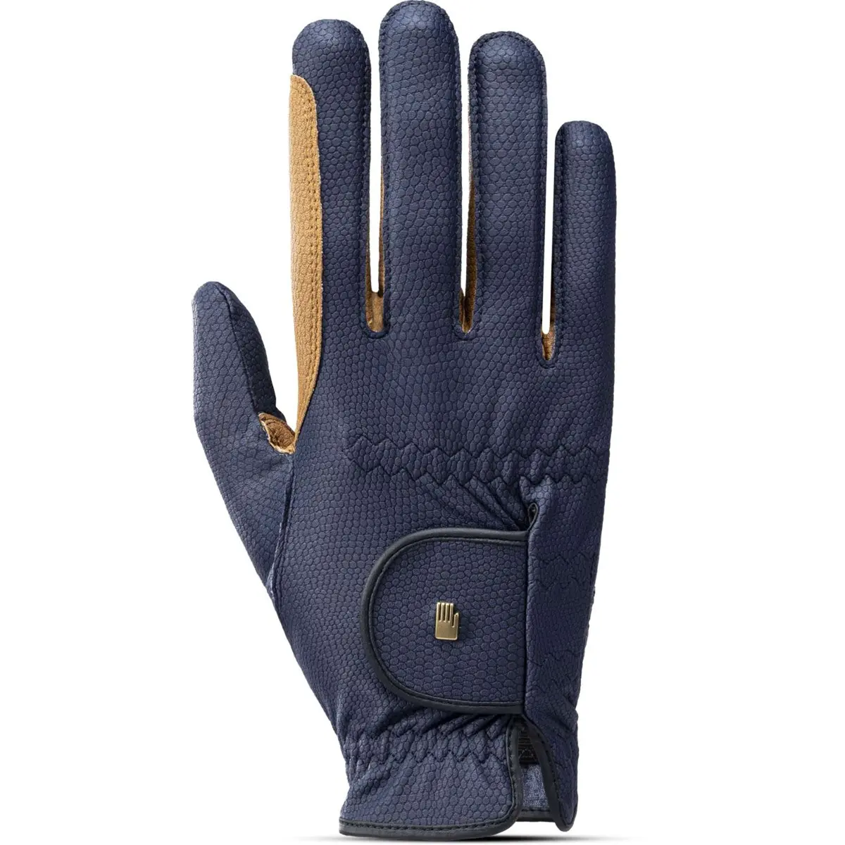 Roeckl Rijhandschoenen Malta Navy/Caramel 1