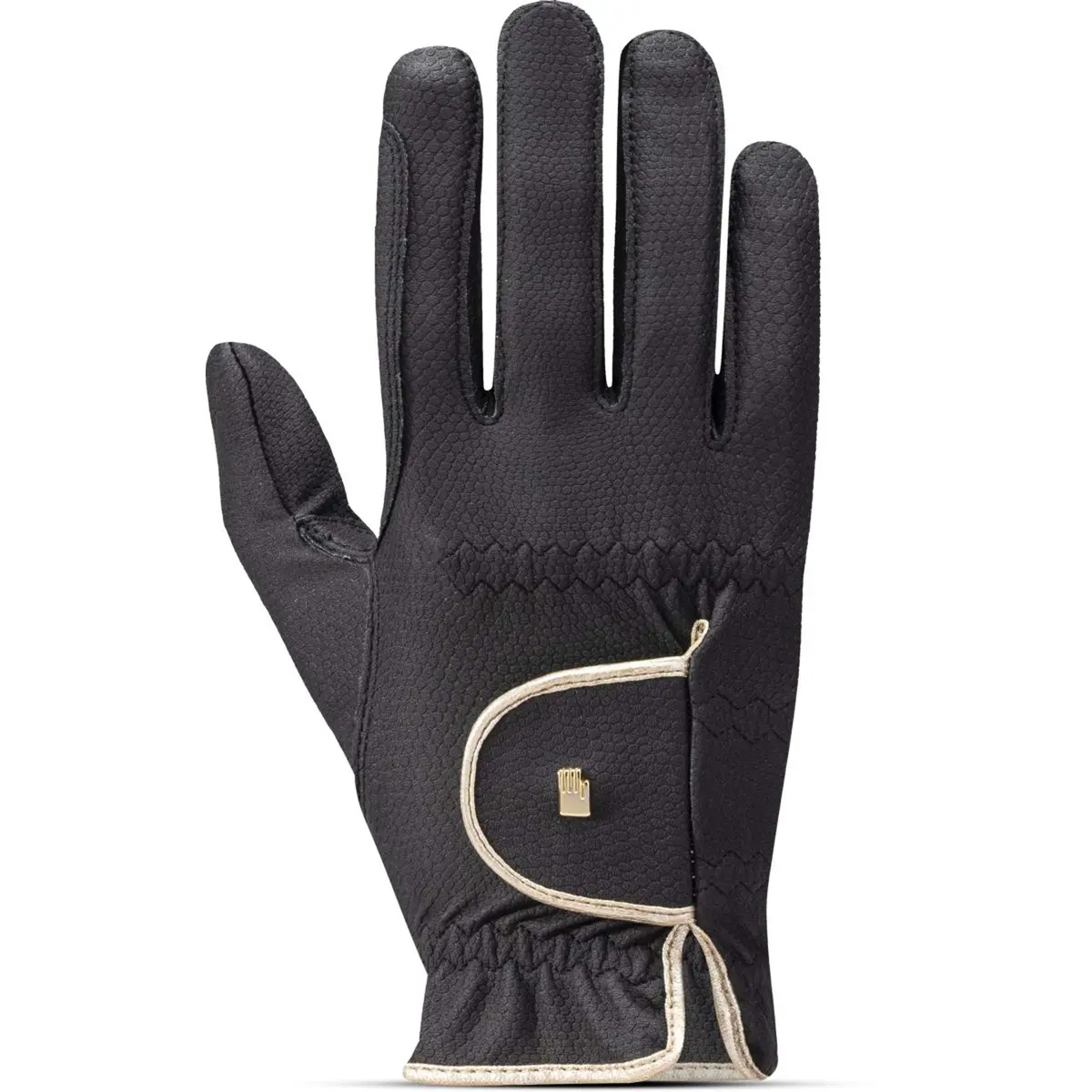 Roeckl Rijhandschoenen Lona Zwart/Goud 1