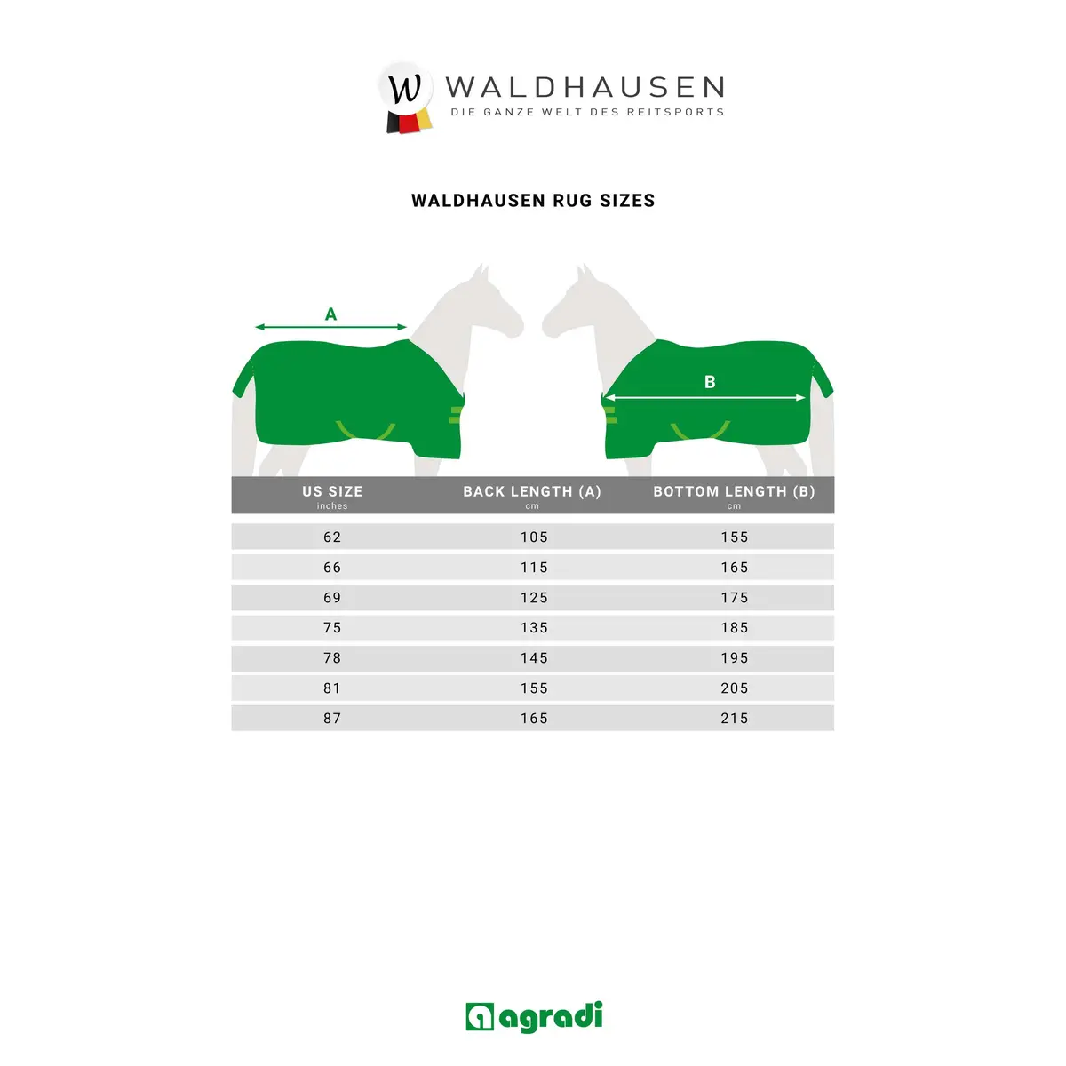 Waldhausen Vliegendeken Comfort Met Buikflap Grijs 1