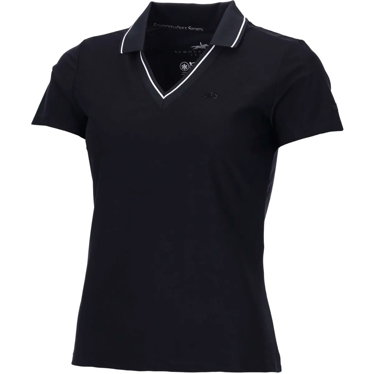 Schockemöhle Poloshirt Spmiley Style Zwart 1