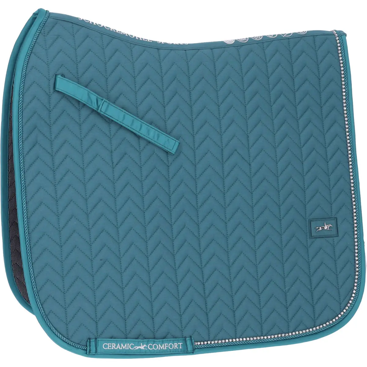 Schockemöhle Zadeldekje Spceramica D Style Dressuur Colonial Blue 1