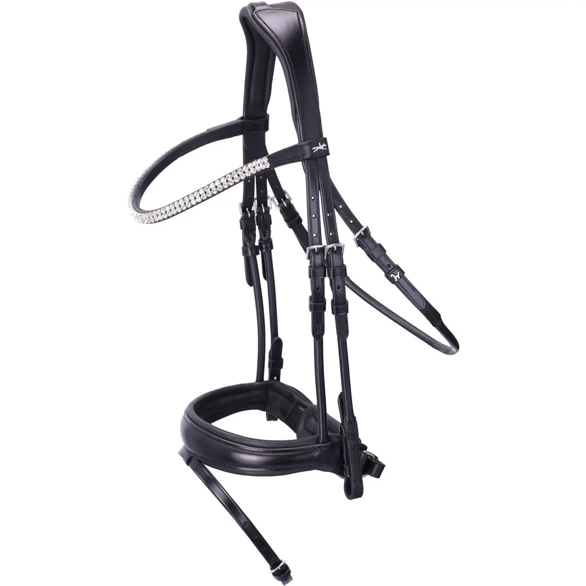 Schockemöhle Trenshoofdstel Sp Isabell Werth Johnny Zwart/Zilver 1