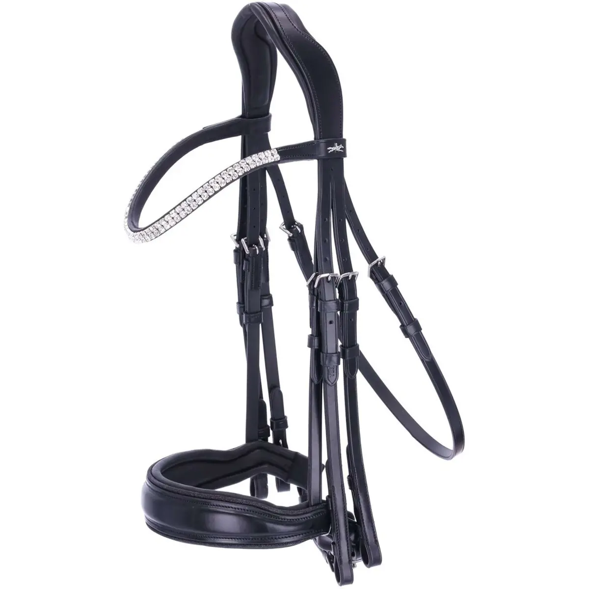 Schockemöhle Stang En Trens Hoofdstel Monticelli Zwart/Zilver 1