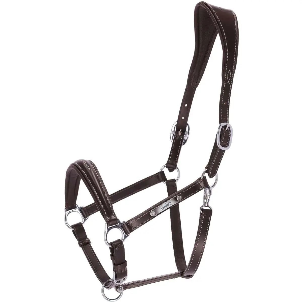 Schockemöhle Halster Frisco F Donkerbruin/Cream/Zilver 1