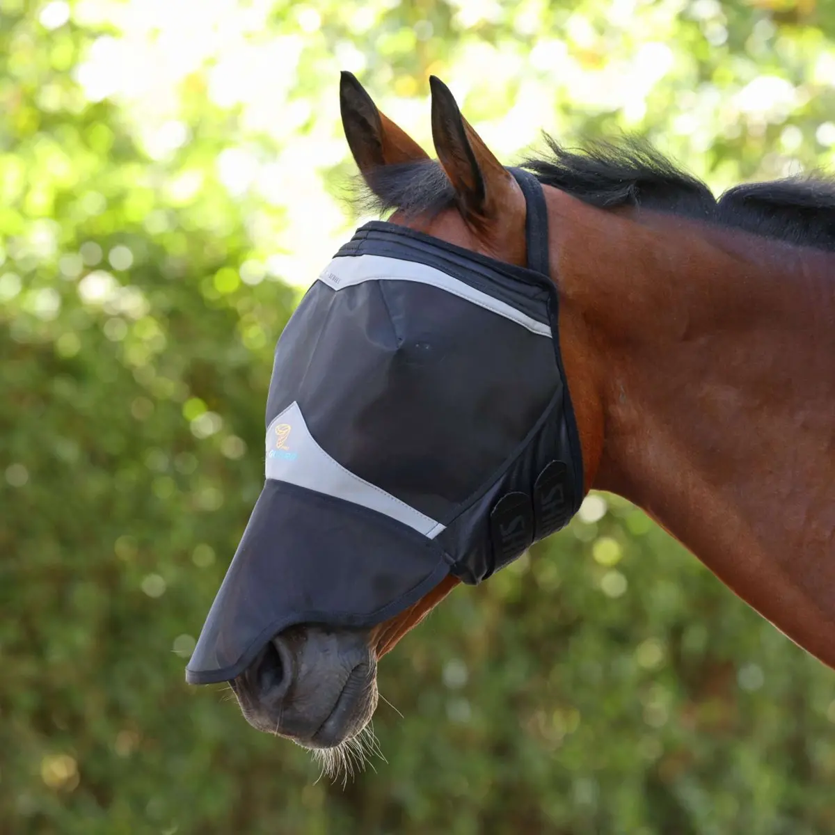Flyguard Vliegenmasker Pro Fine Mesh Zonder Oren Met Neus Jet 1