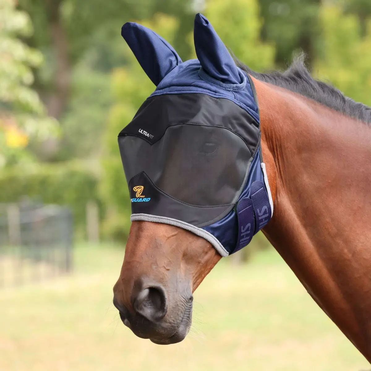 Flyguard Vliegenmasker Pro Deluxe Met Oren Navy 1