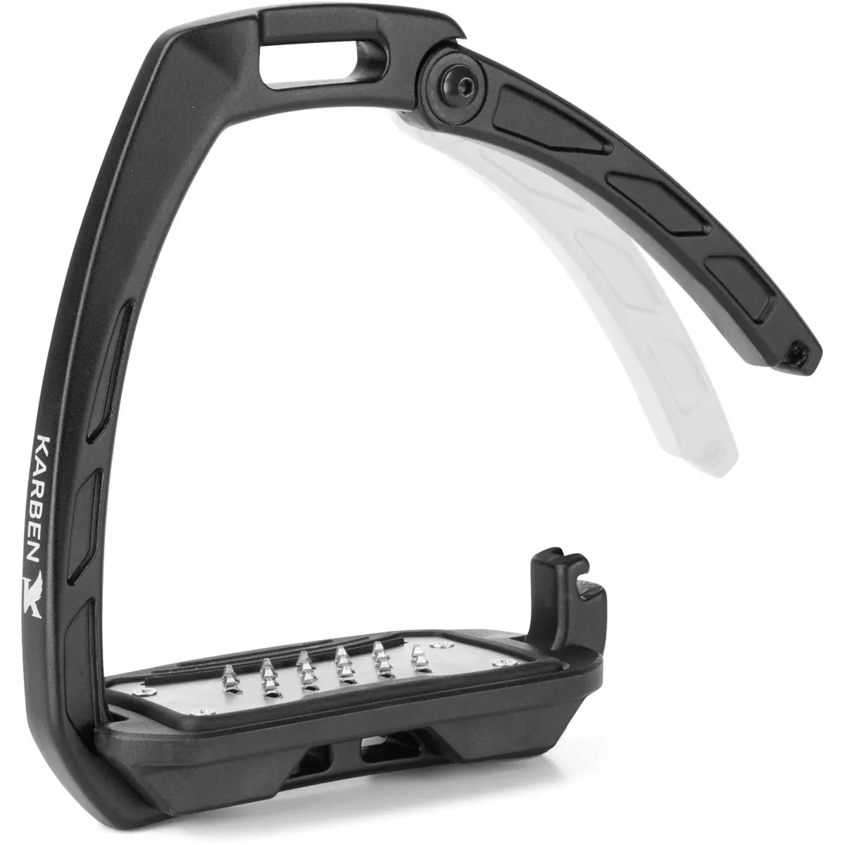 Karben By Shires Stijgbeugels Ultra Grip Zwart 1