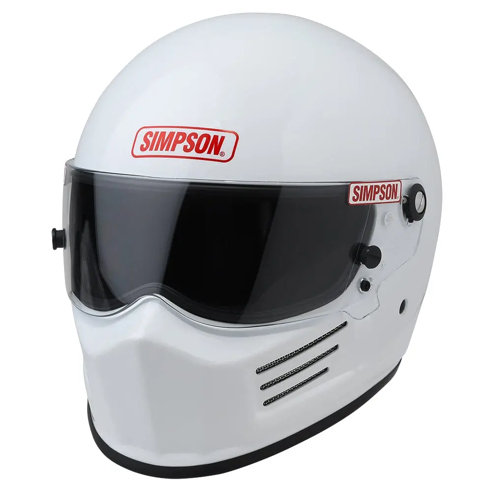 Bandit Sa2020 Dot/Snell-Certified Motorcycle Helmet — Matte White Finish (Si7200021) 1