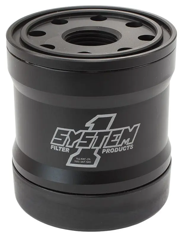 Black Anodized Spin-On Oil Filter – 3" Length, Metric Thread Sy210-314 1