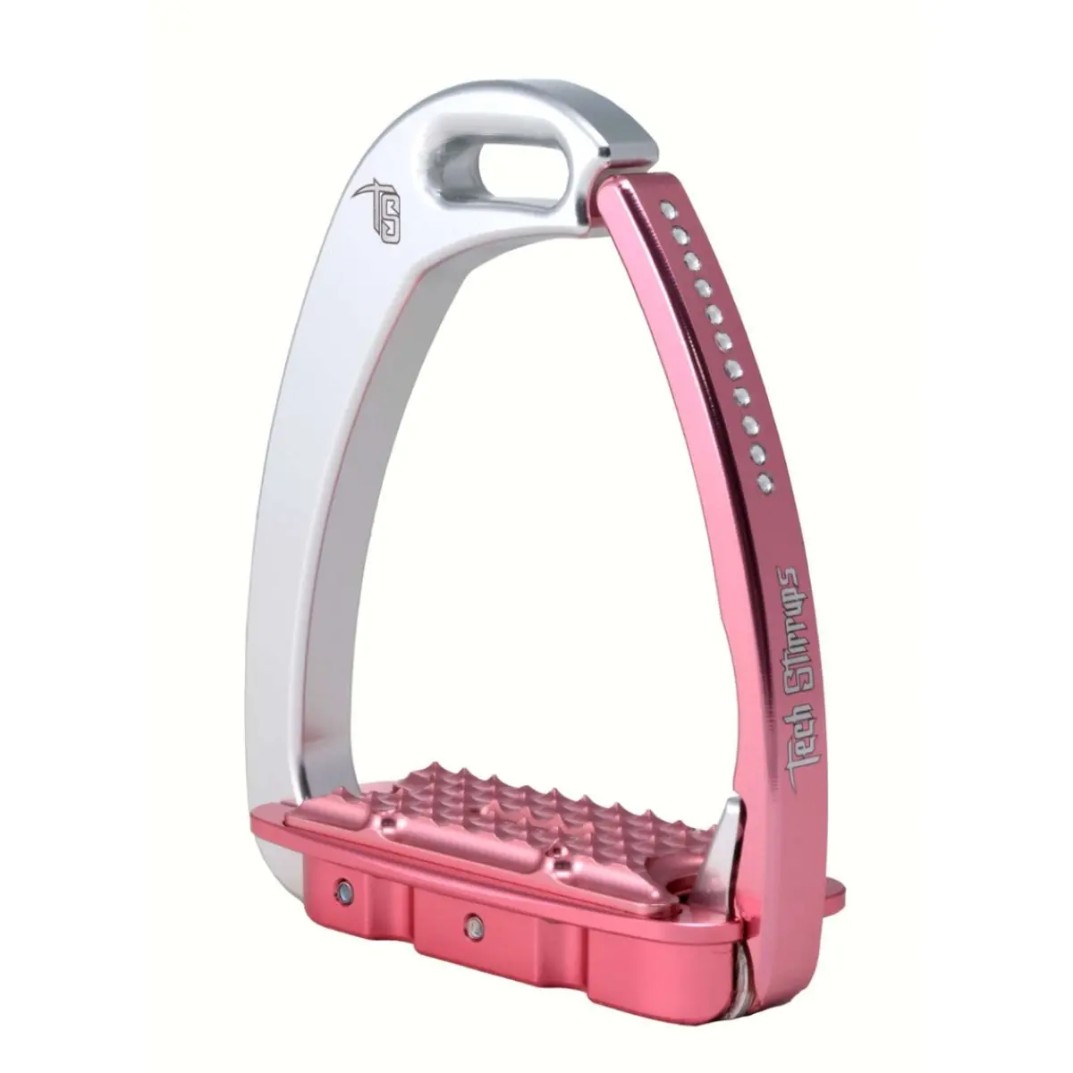 Tech Stirrups Stijgbeugels Venice Swarovski Kind Zilver/Roze 1