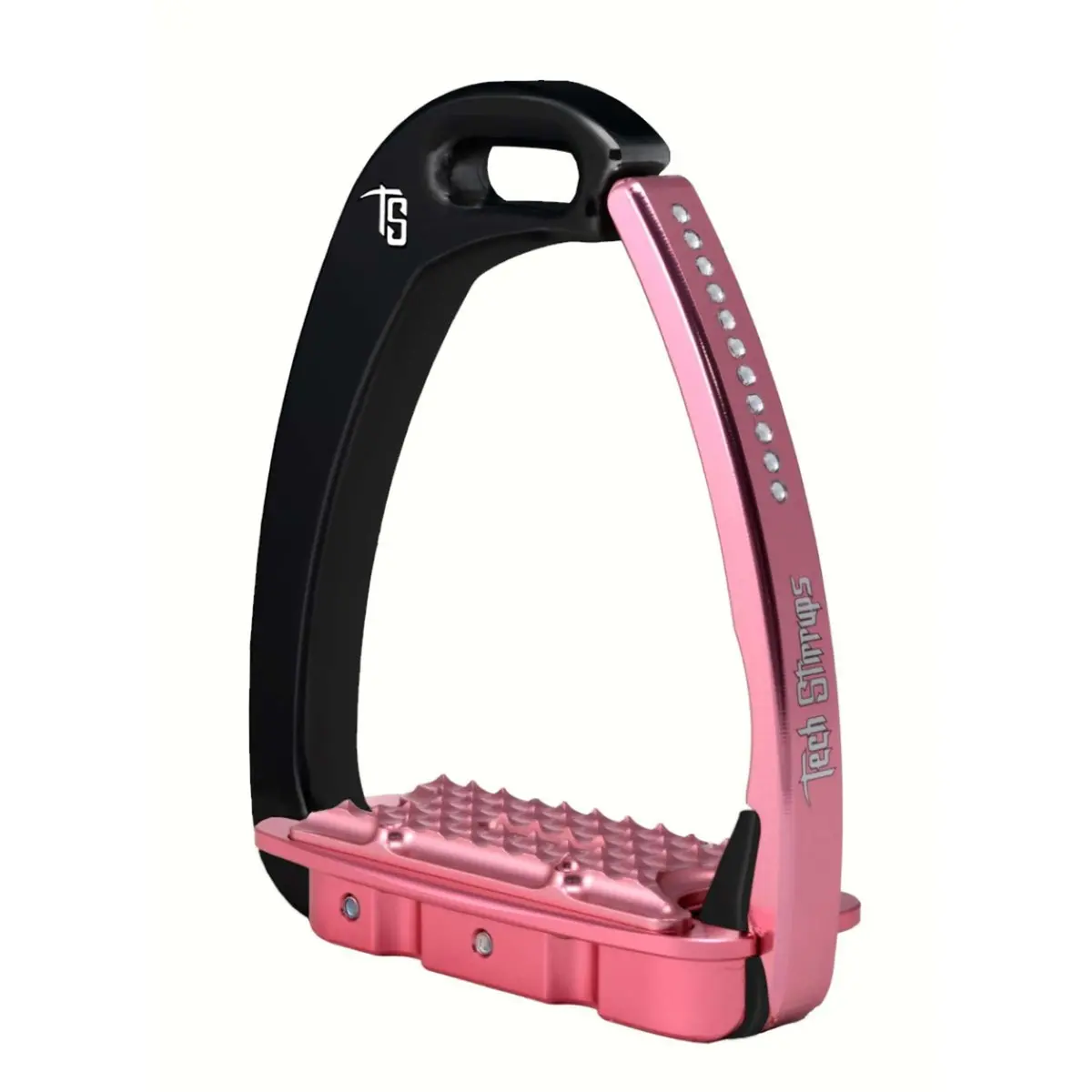 Tech Stirrups Stijgbeugels Venice Swarovski Kind Zwart/Roze 1