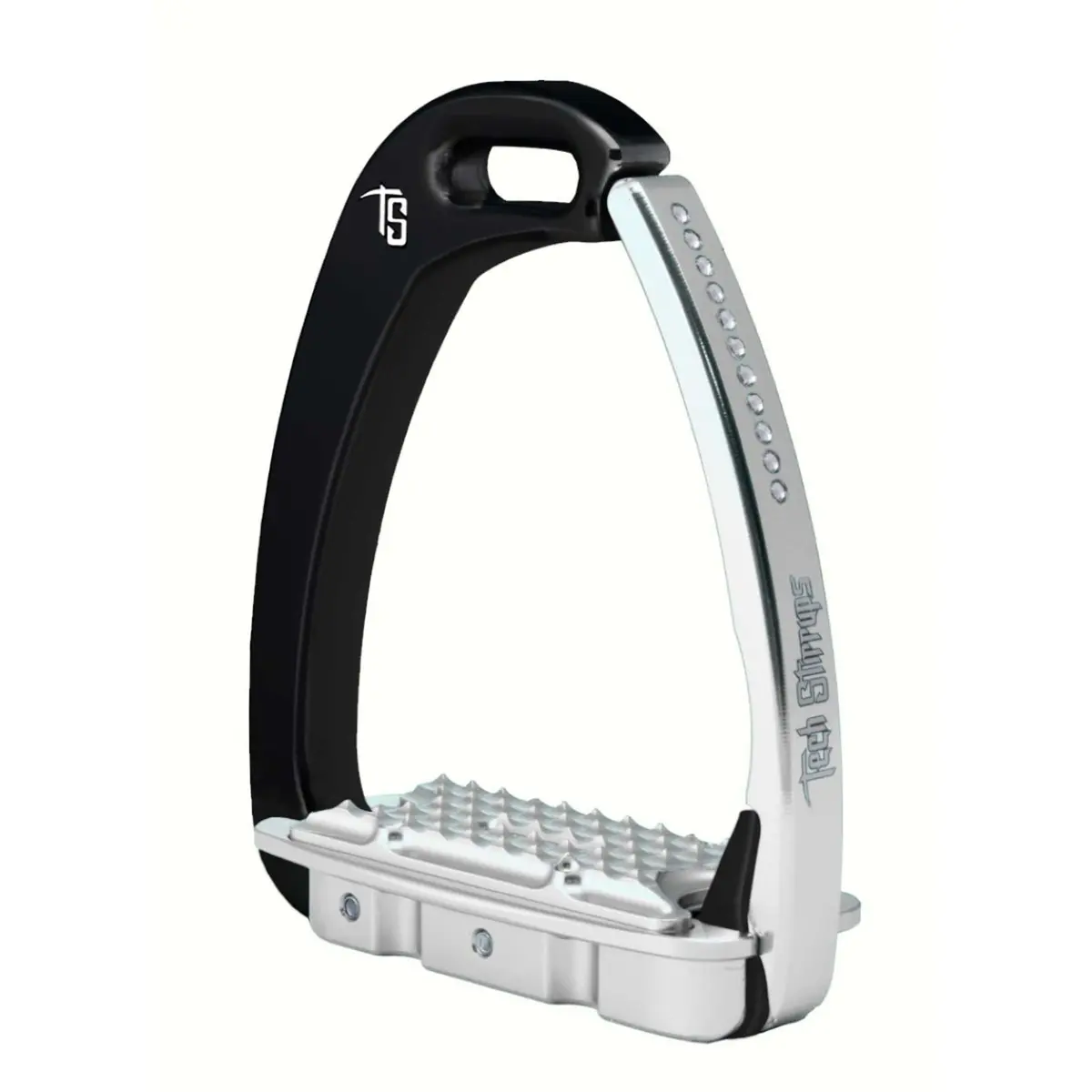 Tech Stirrups Stijgbeugels Venice Swarovski Kind Zwart/Zilver 1