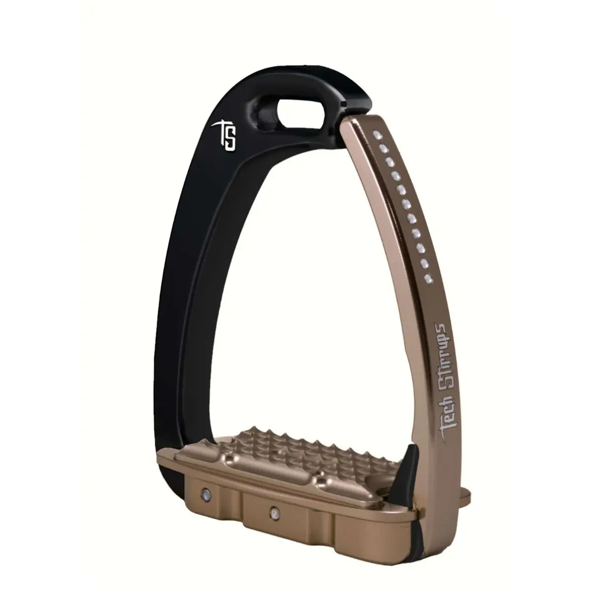Tech Stirrups Stijgbeugels Venice Swarovski Kind Zwart/Bruin 1