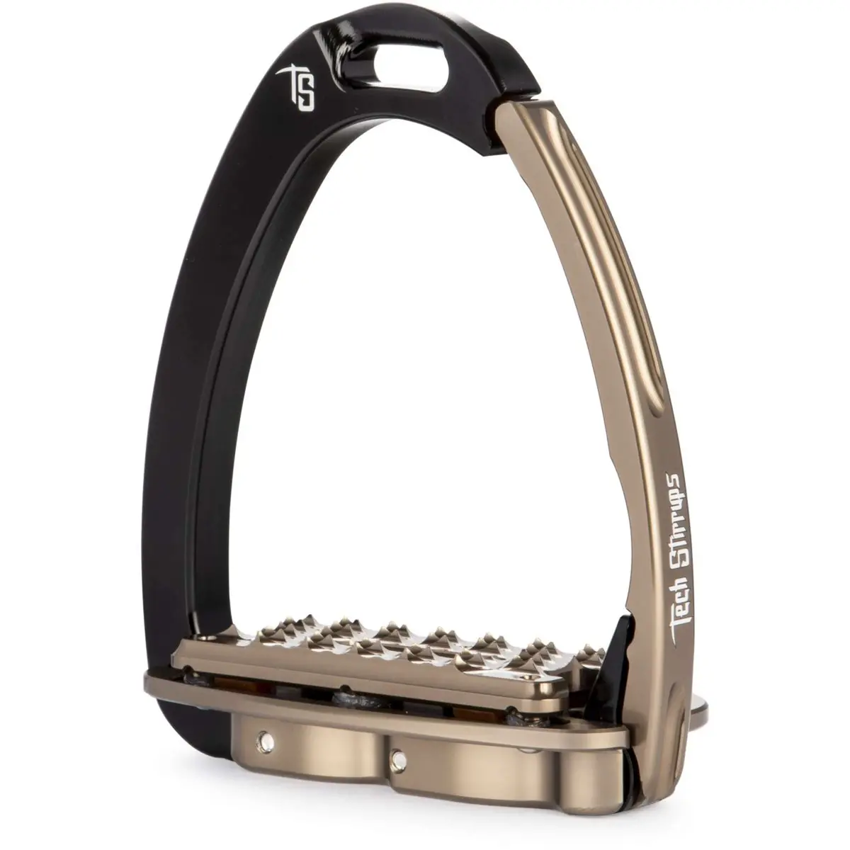 Tech Stirrups Stijgbeugels Venice Plus Evo Zwart/Bruin 1