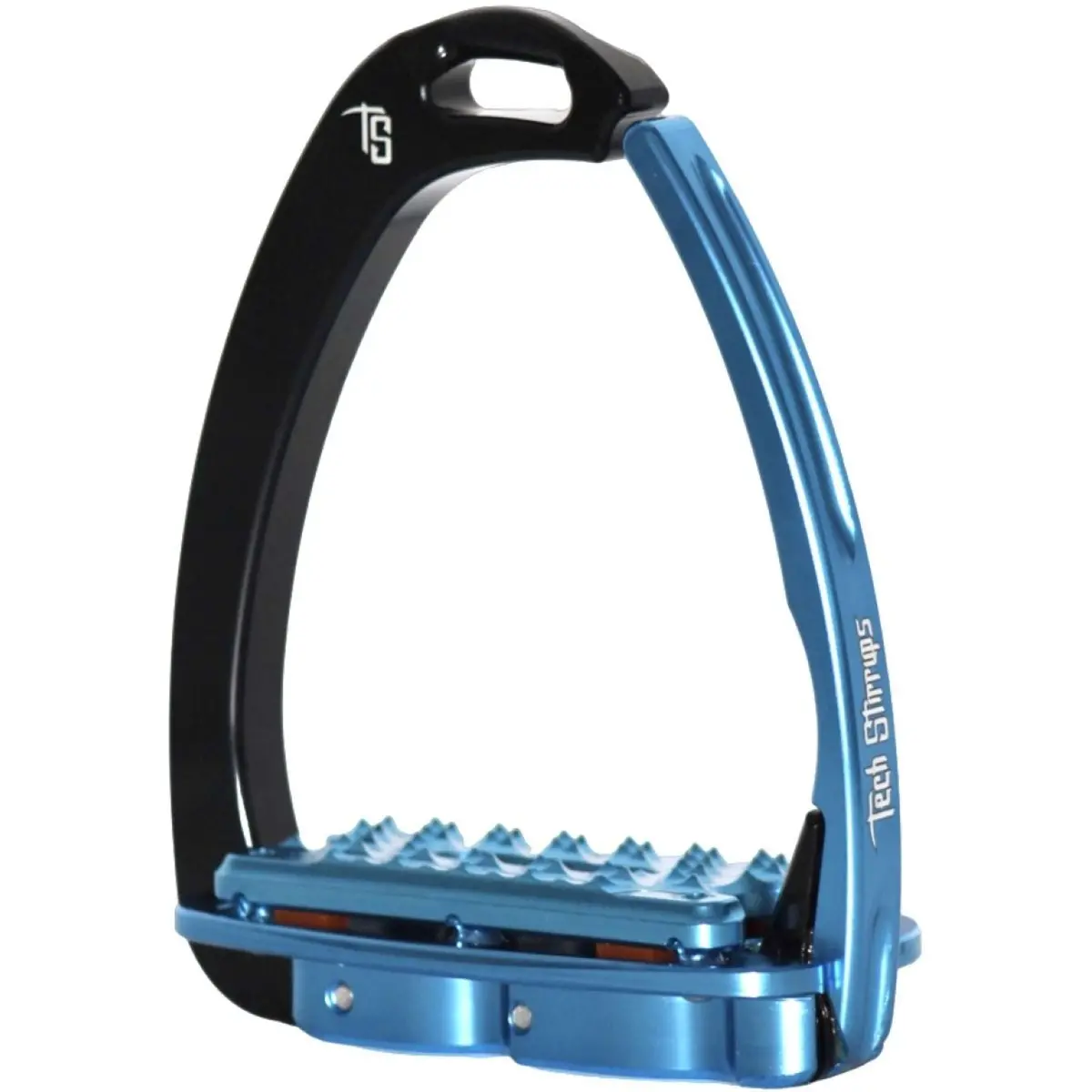 Tech Stirrups Stijgbeugels Venice Plus Evo Zwart/Blauw 1