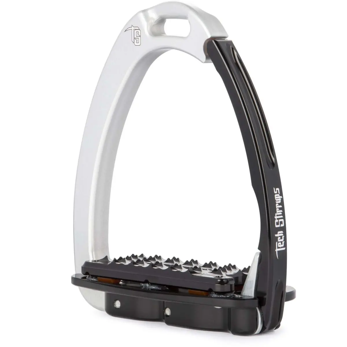 Tech Stirrups Stijgbeugels Venice Plus Evo Zilver/Zwart 1