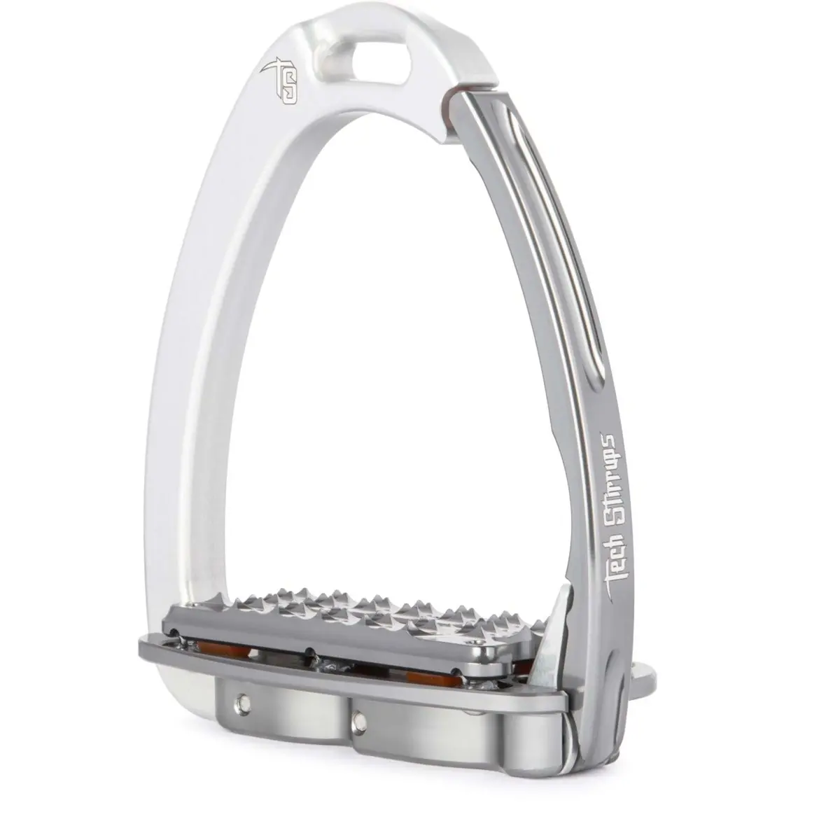 Tech Stirrups Stijgbeugels Venice Plus Evo Zilver/Titanium 1