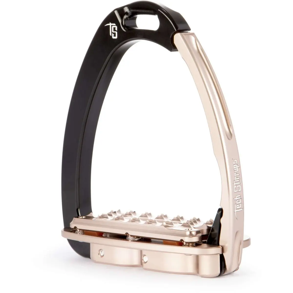 Tech Stirrups Stijgbeugels Venice Plus Evo Zwart/Rosegold 1