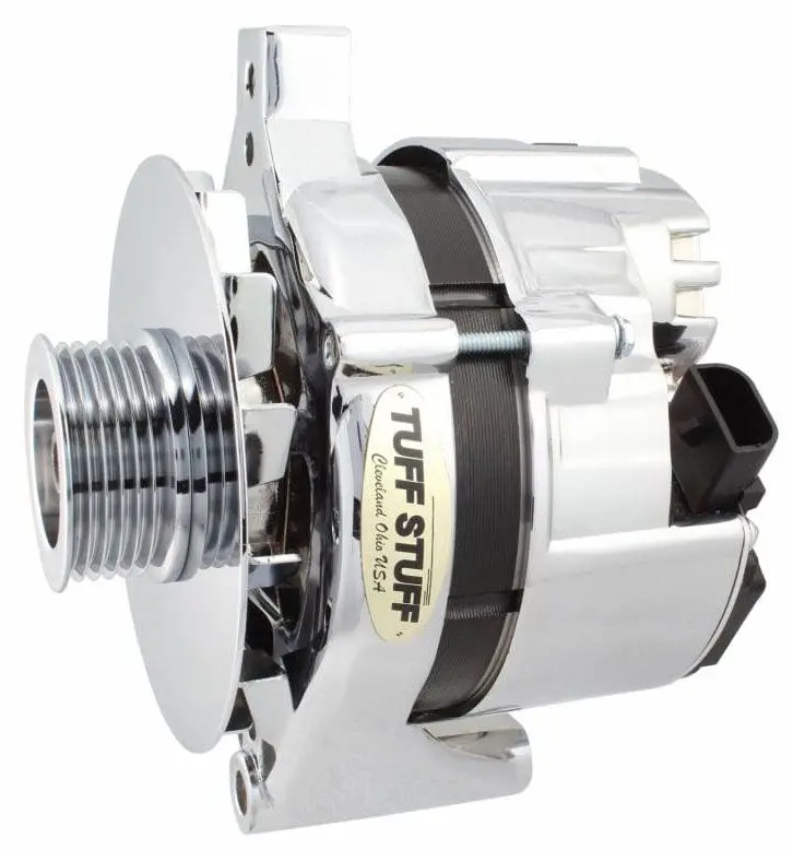 Chrome-Finished Ford Internal-Regulator Alternator – Tuf7716B 1