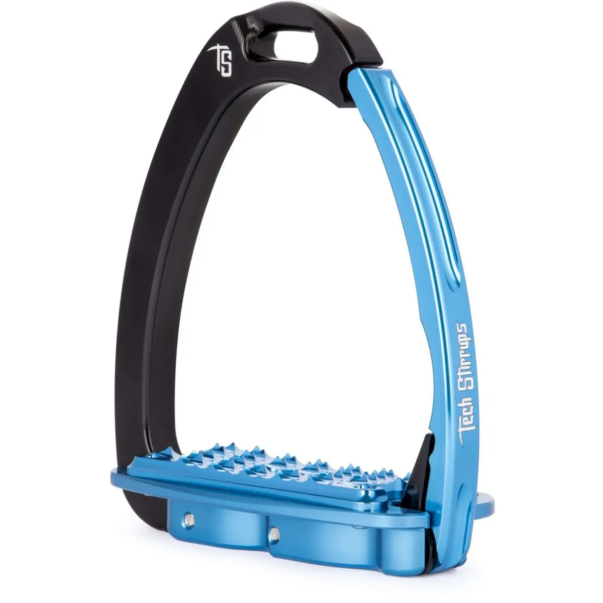 Tech Stirrups Stijgbeugels Venice Sloped Evo Zwart/Blauw 1