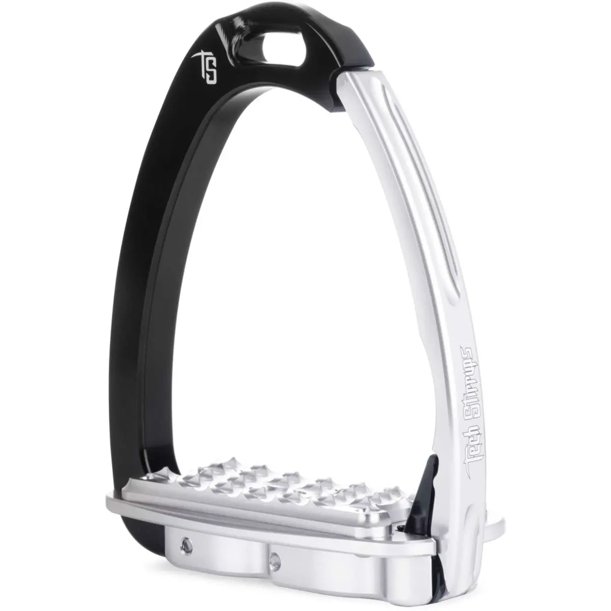 Tech Stirrups Stijgbeugels Venice Sloped Evo Zwart/Zilver 1