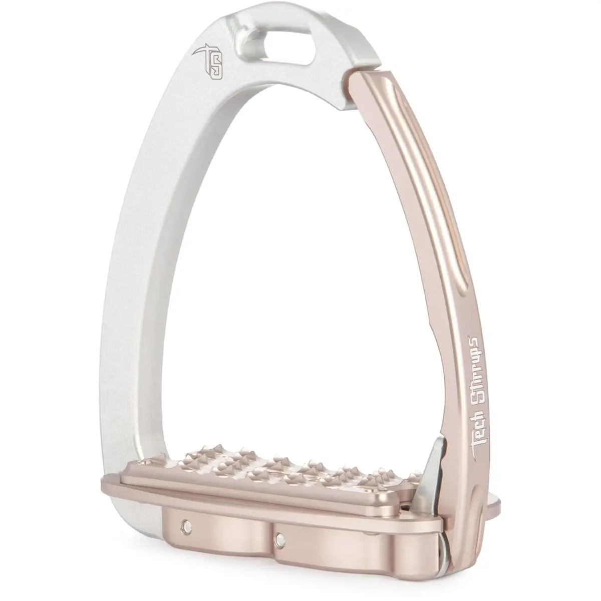 Tech Stirrups Stijgbeugels Venice Sloped Evo Zilver/Roségoud 1