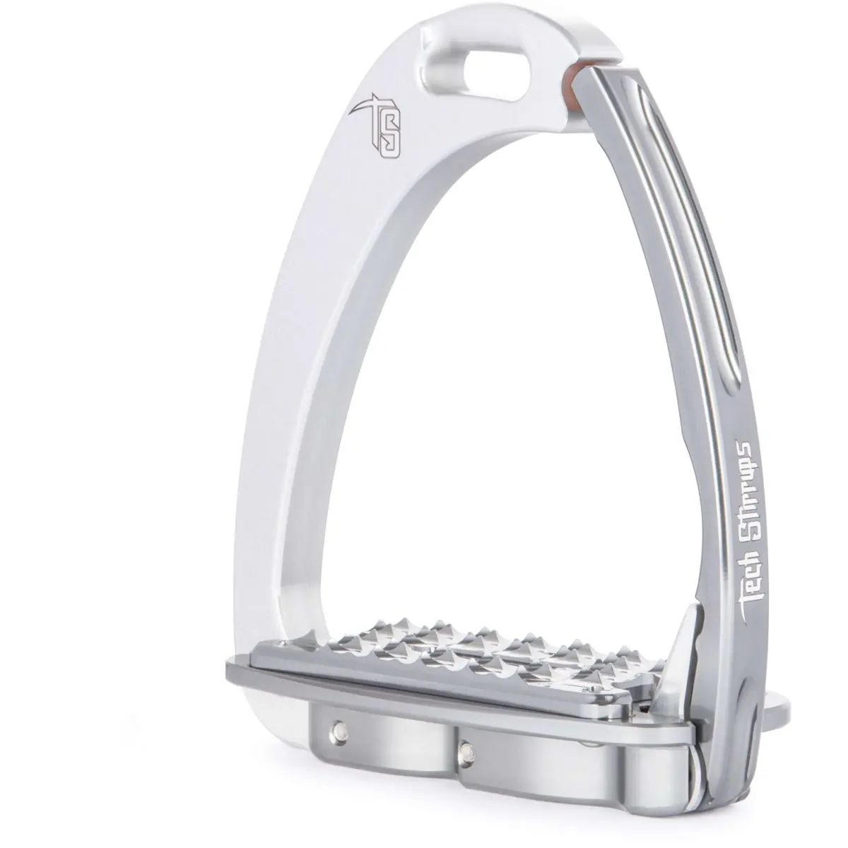 Tech Stirrups Stijgbeugels Venice Sloped M Zilver/Titanium 1