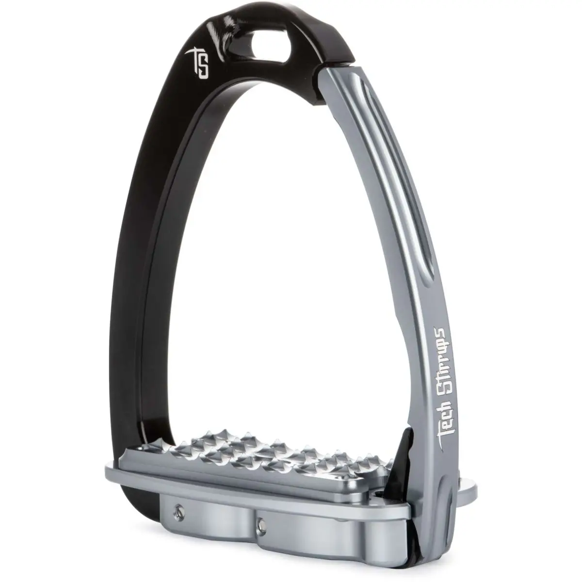 Tech Stirrups Stijgbeugels Venice Sloped Evo Zwart/Titanium 1