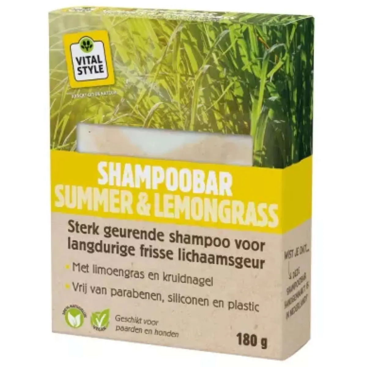 Vitalstyle Shampoo Bar Summer & Lemongrass 1