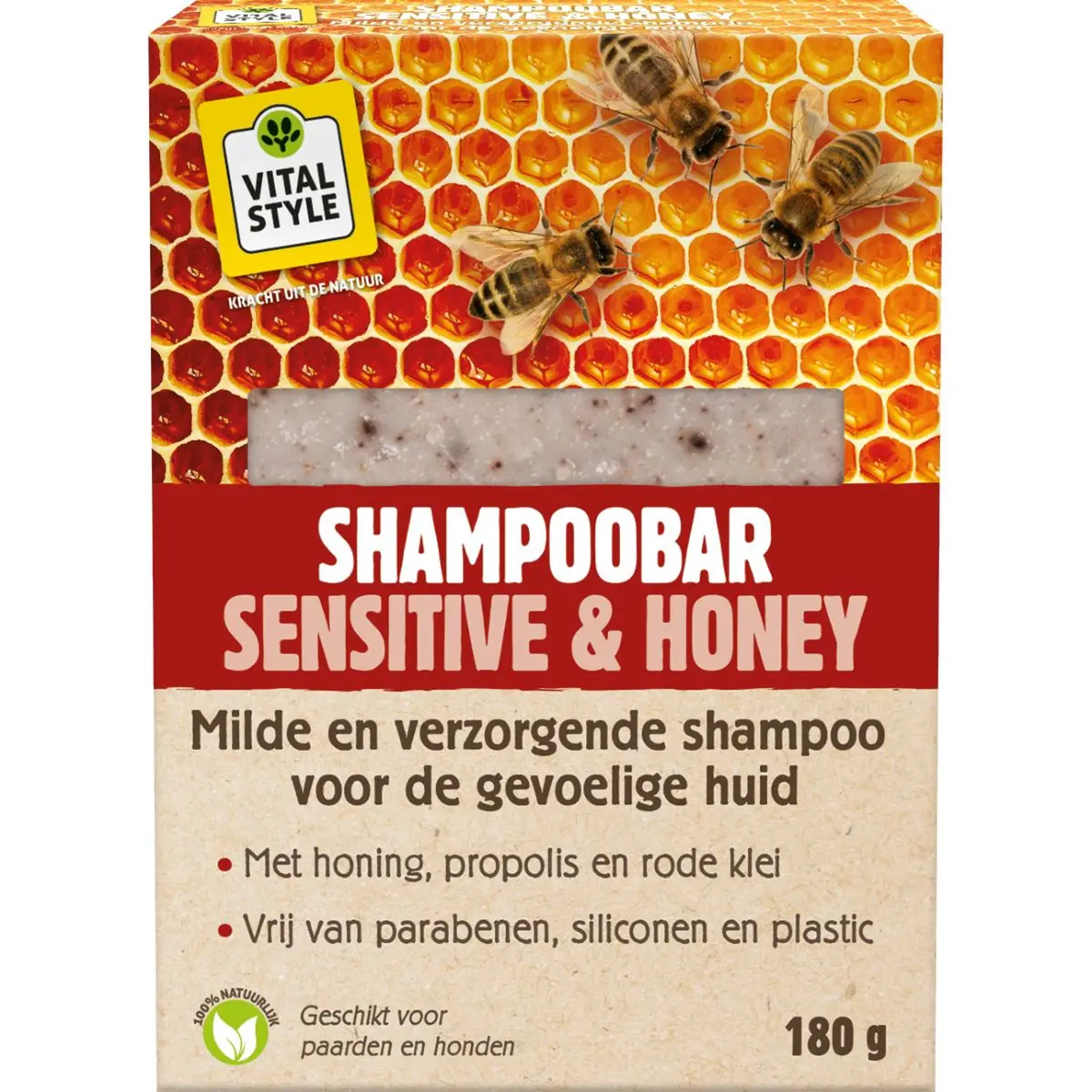 Vitalstyle Shampoo Bar Sensitive & Honey 1