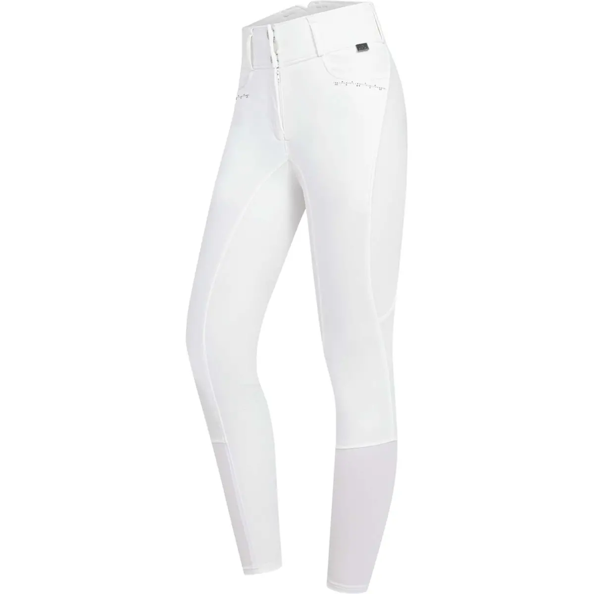 Elt Rijbroek Mathilda Glam High Waist Wit 1