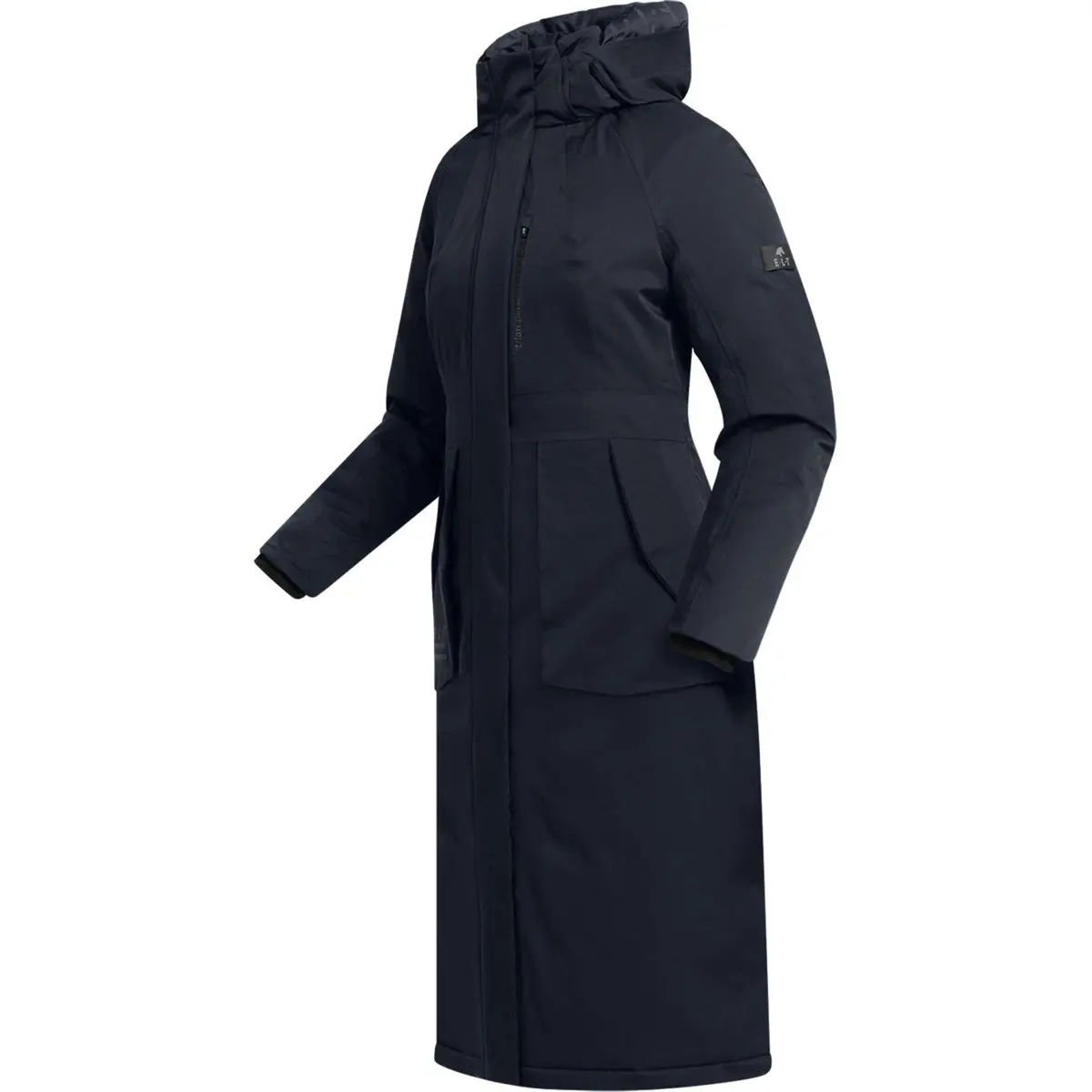 Elt Lange Jas Opal Diepblauw 1