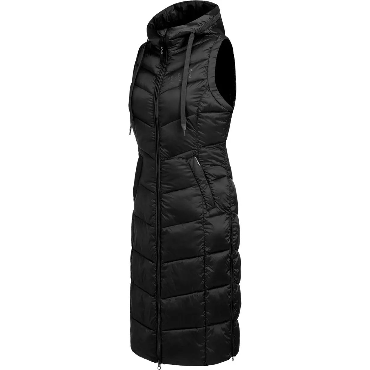 Elt Lange Bodywarmer Ostende Zwart 1