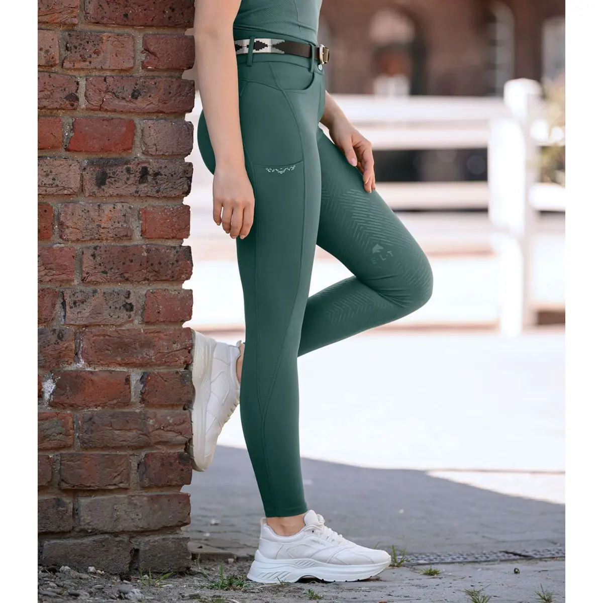 Elt Rijbroek Comfort Ride Glam Pine Green 1