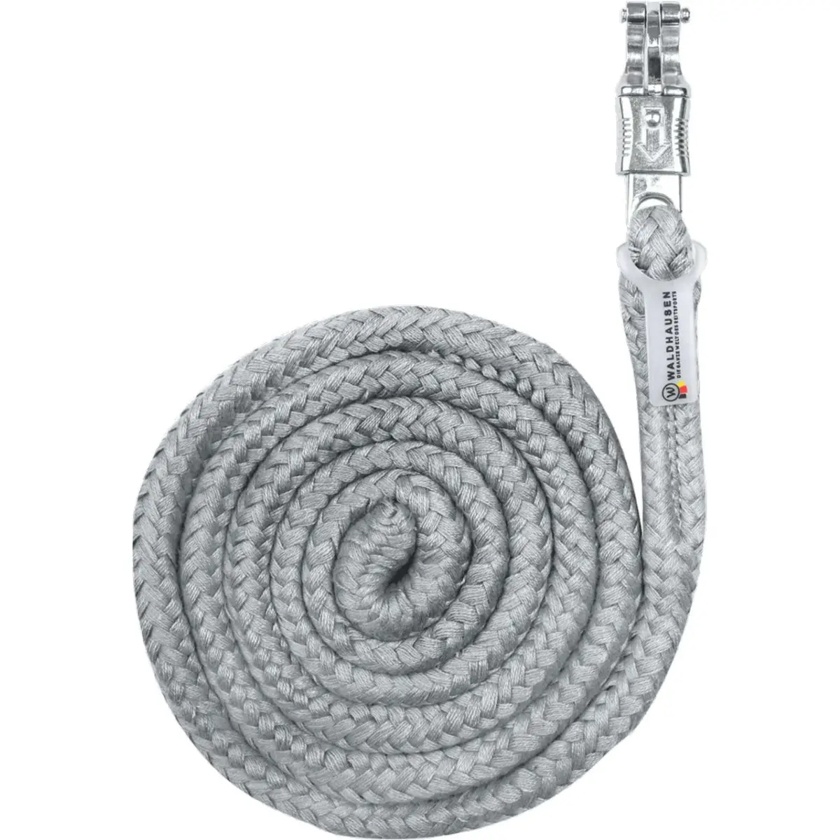 Waldhausen Halstertouw Economic Met Paniekhaak Chrome Grey 1