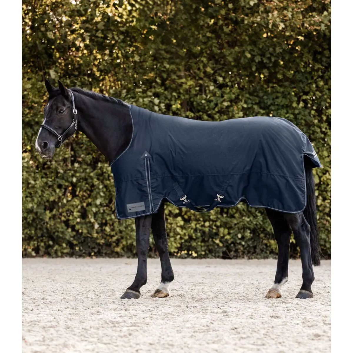 Waldhausen Outdoordeken Arctic High Neck 100G Nachtblauw 1