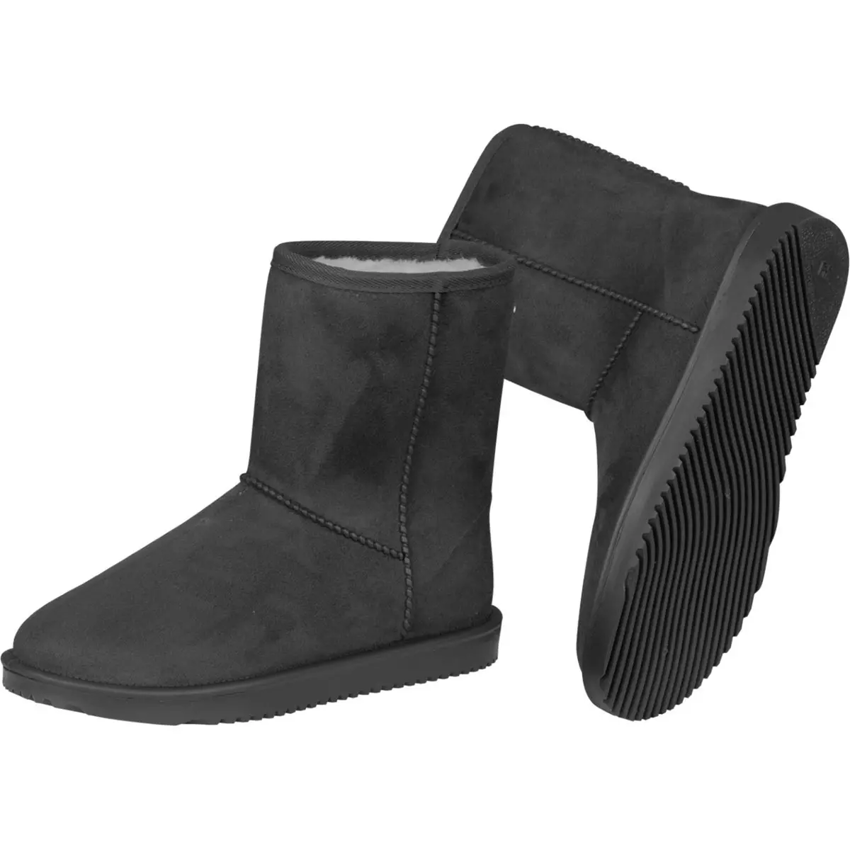 Elt Laarzen Velours Zwart 1