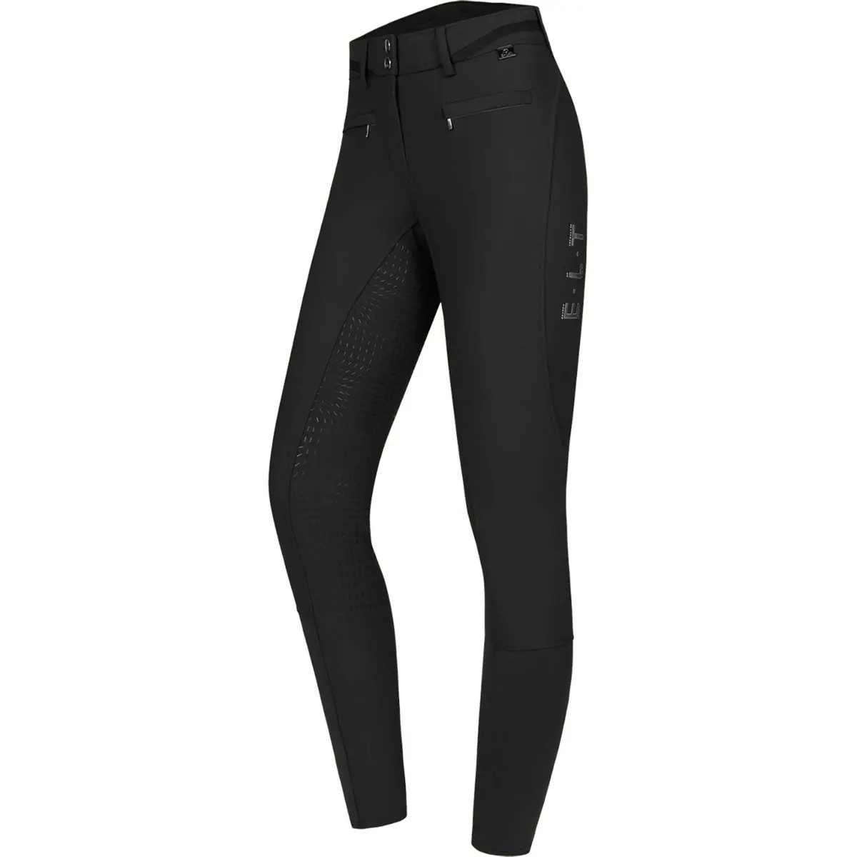 Elt Rijbroek Maja Glam Curved High Waist Zwart 1