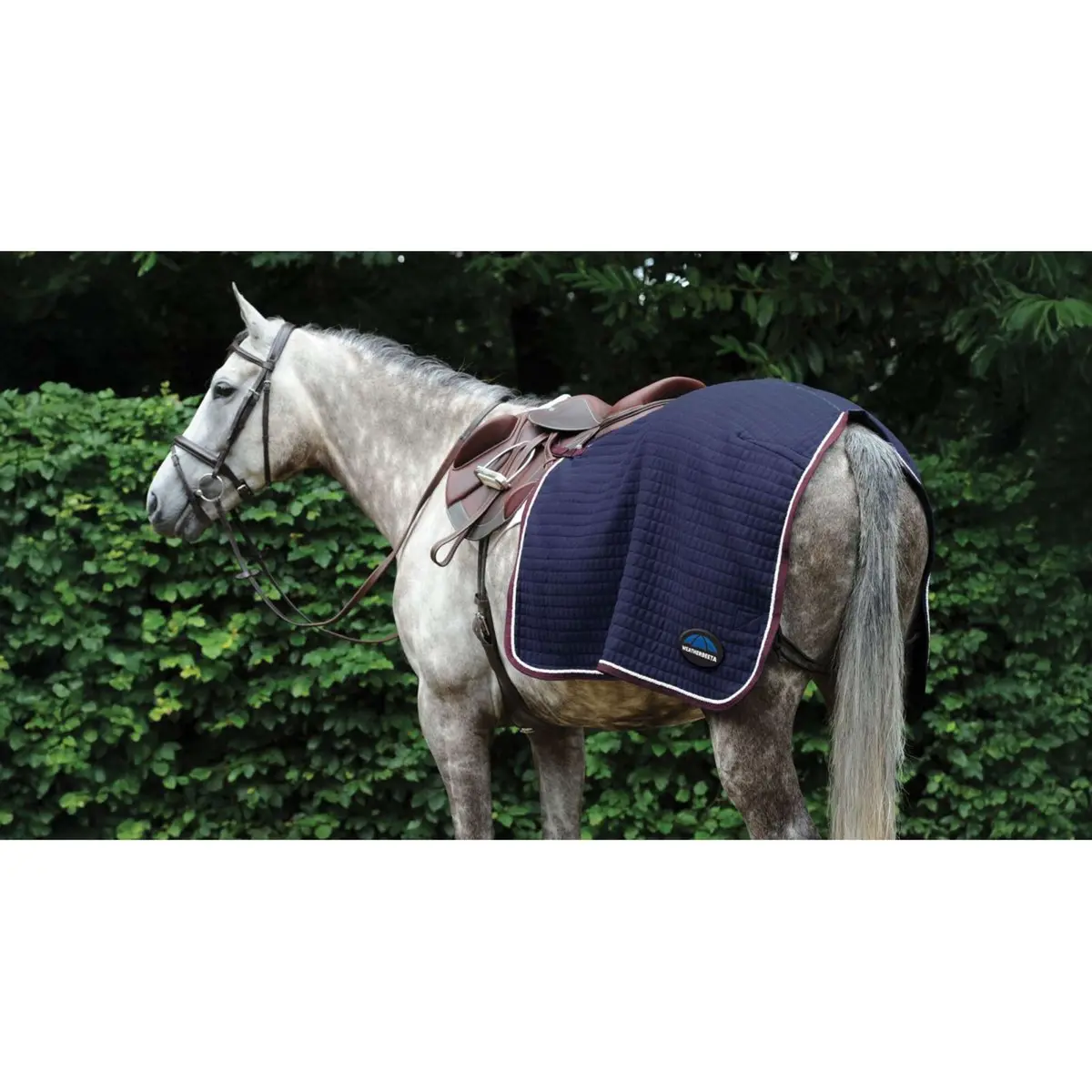 Weatherbeeta Uitrijdeken Thermocell Quarter Sheet Navy/Burgundy 1