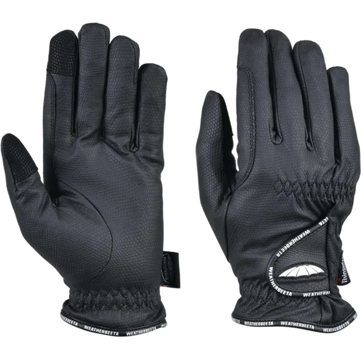 Weatherbeeta Rijhandschoenen Heat-Tec Zwart 1