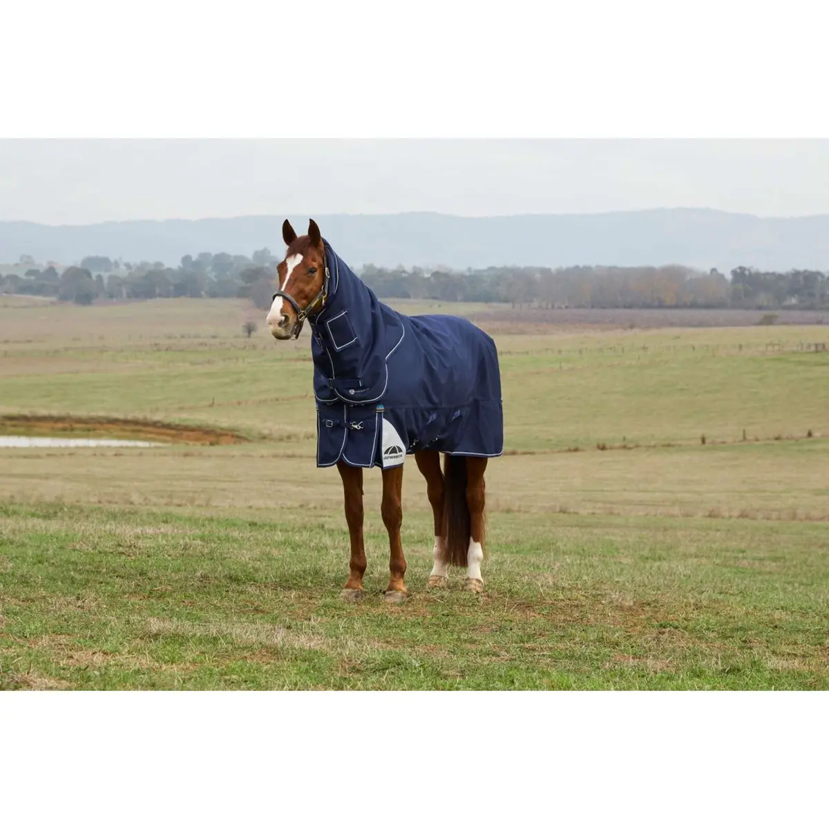 Weatherbeeta Comfitec Ultra Turnout Detach-A-Neck 220G Navy 1