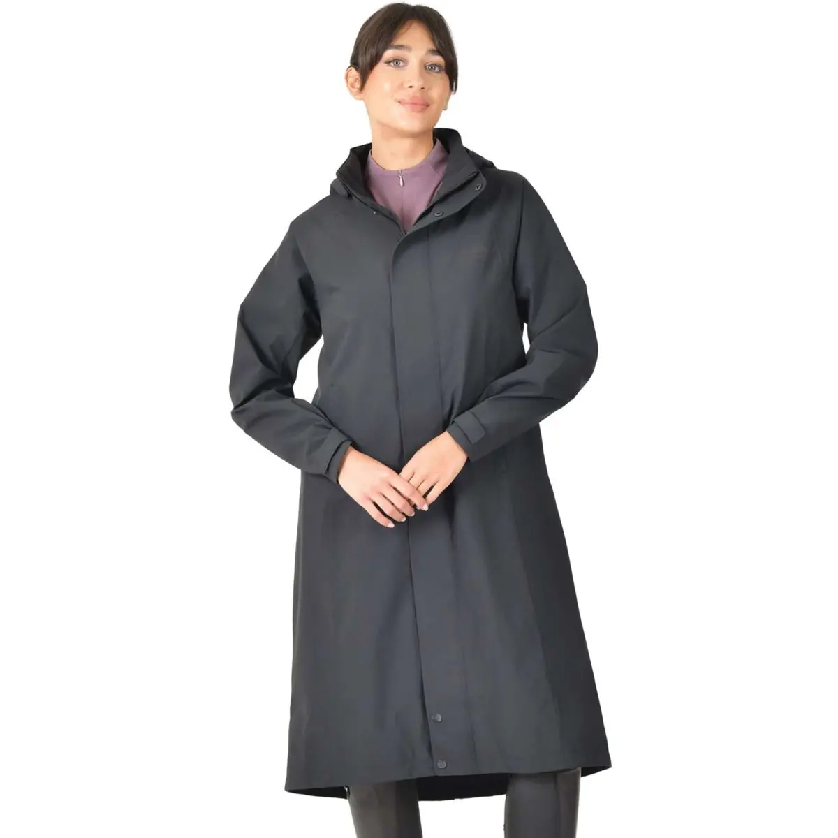 Weatherbeeta Lange Jas Windbreaker Longline Zwart 1