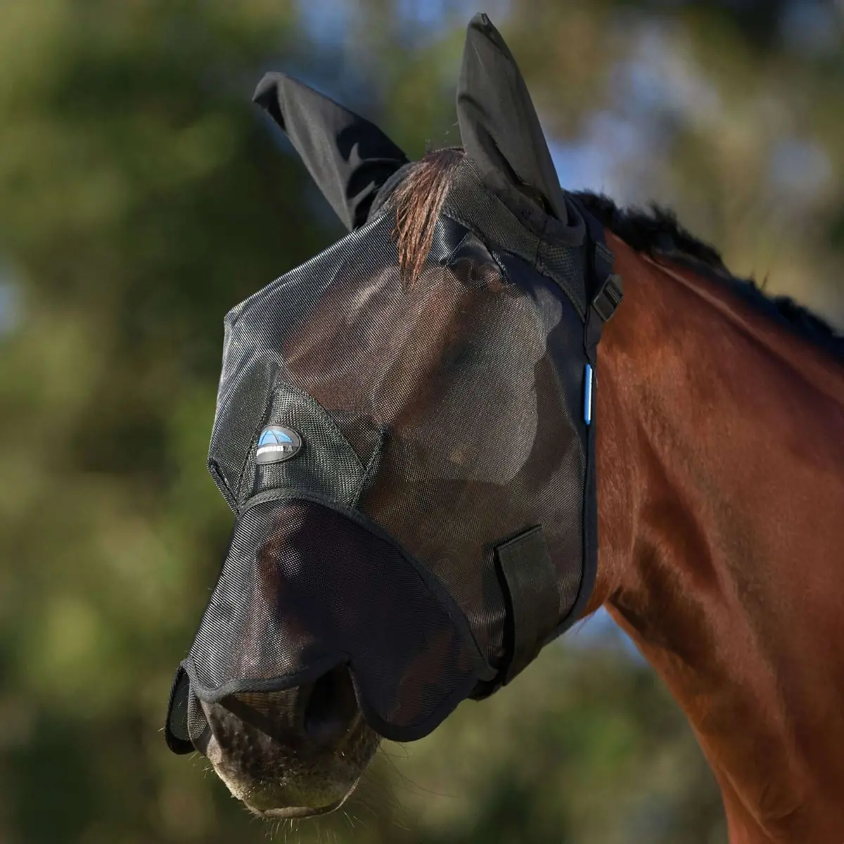Weatherbeeta Vliegenmasker Comfitec Guard Met Oren En Neus Zwart 1
