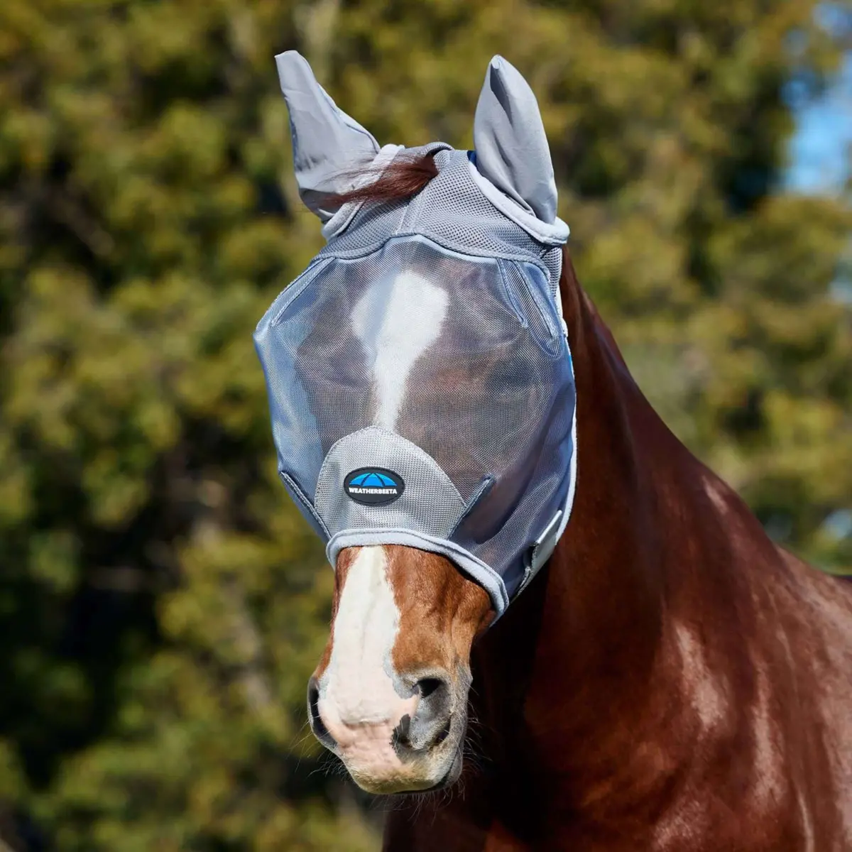 Weatherbeeta Vliegenmasker Comfitec Durable Met Oren Grijs 1