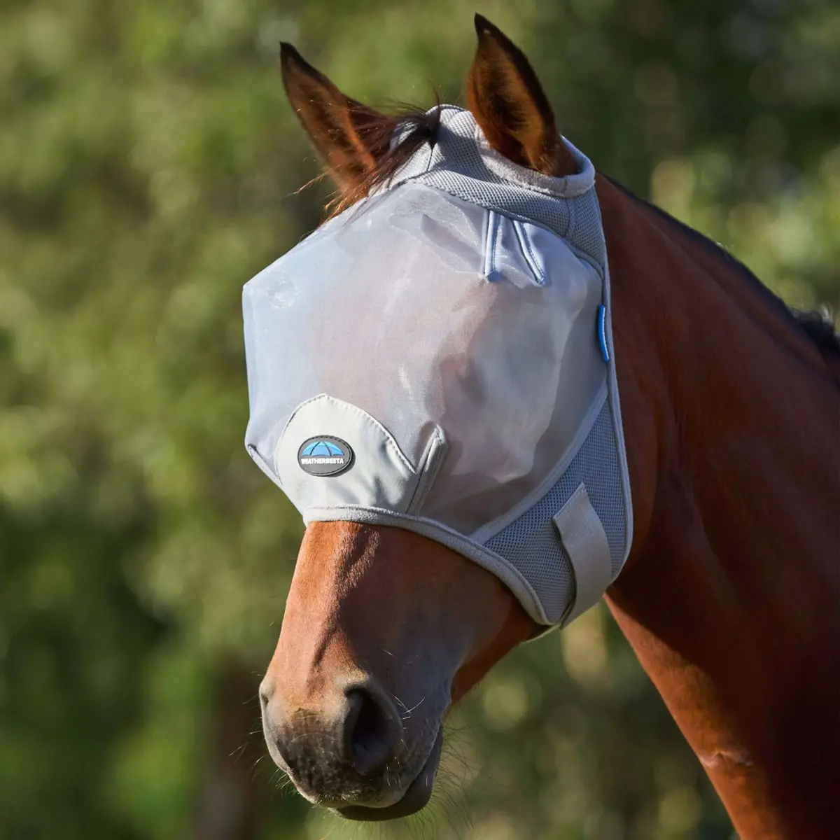 Weatherbeeta Vliegenmasker Comfitec Fine Zonder Oren Grijs 1