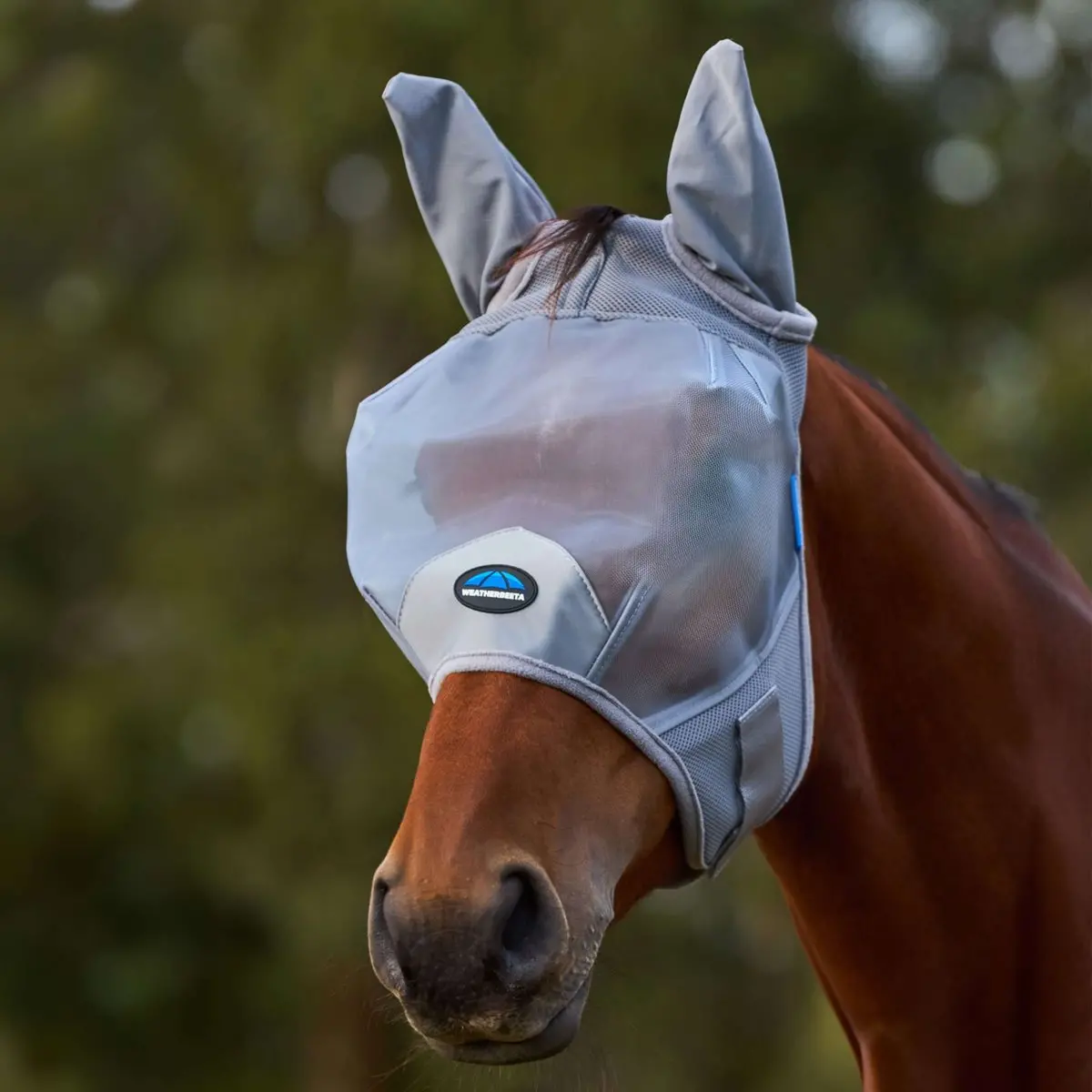 Weatherbeeta Vliegenmasker Comfitec Fine Met Oren Grijs 1
