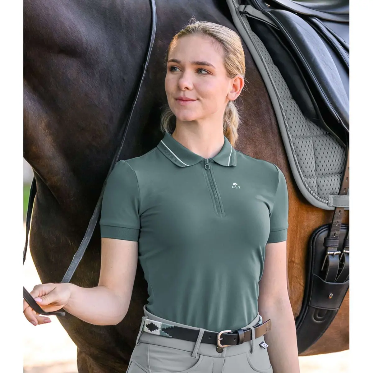 Elt Polo Prag Pine Green 1