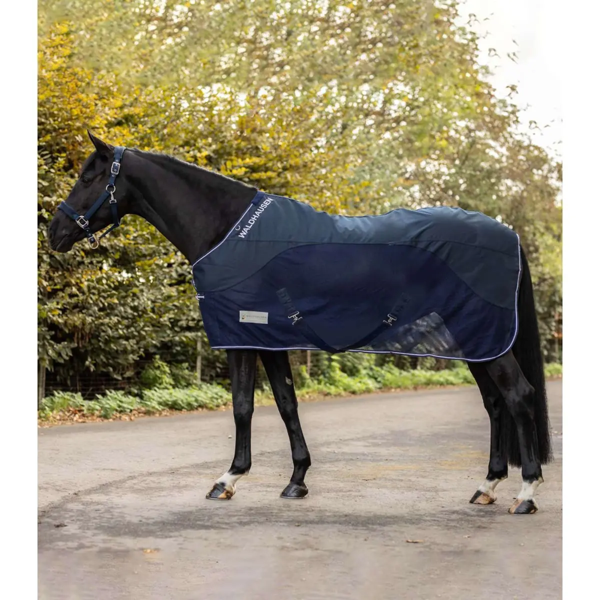 Waldhausen Vliegendeken Comfort Waterdichte Rug Nightblue 1